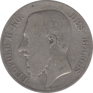 1866 SILVER 2 FRANC FRANCE - SILVER WORLD COINS - Cambridgeshire Coins