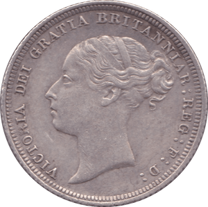 1866 SIXPENCE ( EF ) - Sixpence - Cambridgeshire Coins