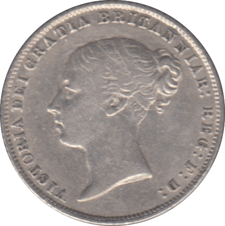 1866 SIXPENCE ( GVF ) DIE 24 - Sixpence - Cambridgeshire Coins