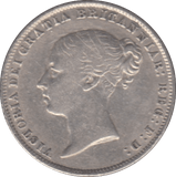1866 SIXPENCE ( GVF ) DIE 24 - Sixpence - Cambridgeshire Coins