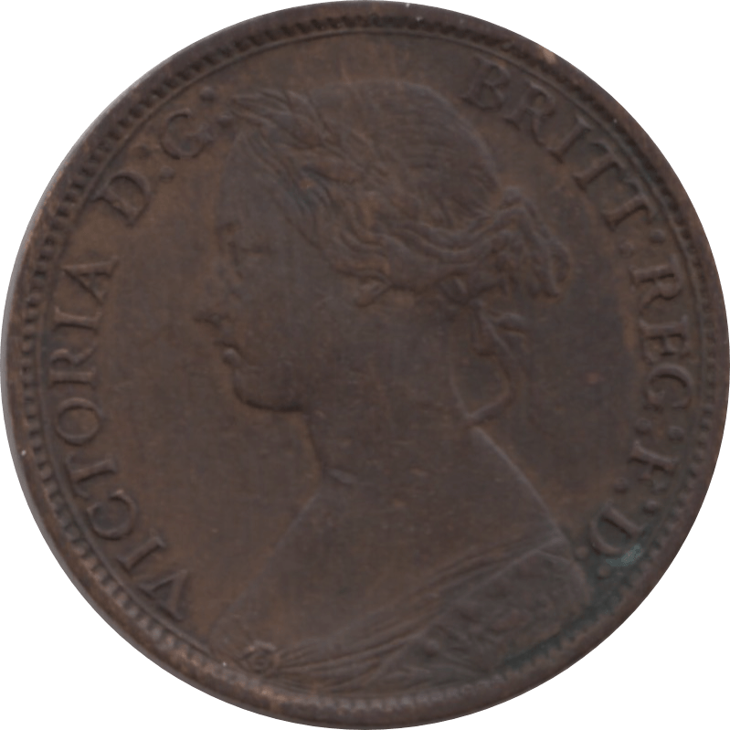 1867 FARTHING 2 ( GVF ) 86 - Farthing - Cambridgeshire Coins
