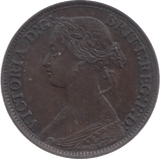 1867 FARTHING ( AUNC ) 23 - Farthing - Cambridgeshire Coins