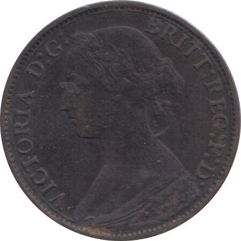 1867 FARTHING ( GF ) 1 - Farthing - Cambridgeshire Coins