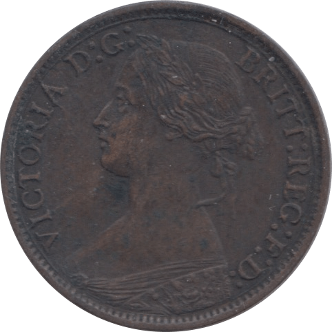 1867 FARTHING ( VF ) - Farthing - Cambridgeshire Coins