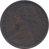 1867 FARTHING ( VF ) - Farthing - Cambridgeshire Coins