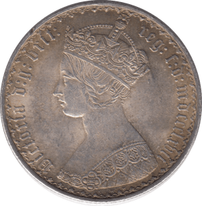 1867 FLORIN ( AUNC ) DIE 5 - FLORIN - Cambridgeshire Coins