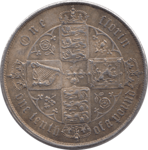 1867 FLORIN ( AUNC ) DIE 5 - FLORIN - Cambridgeshire Coins