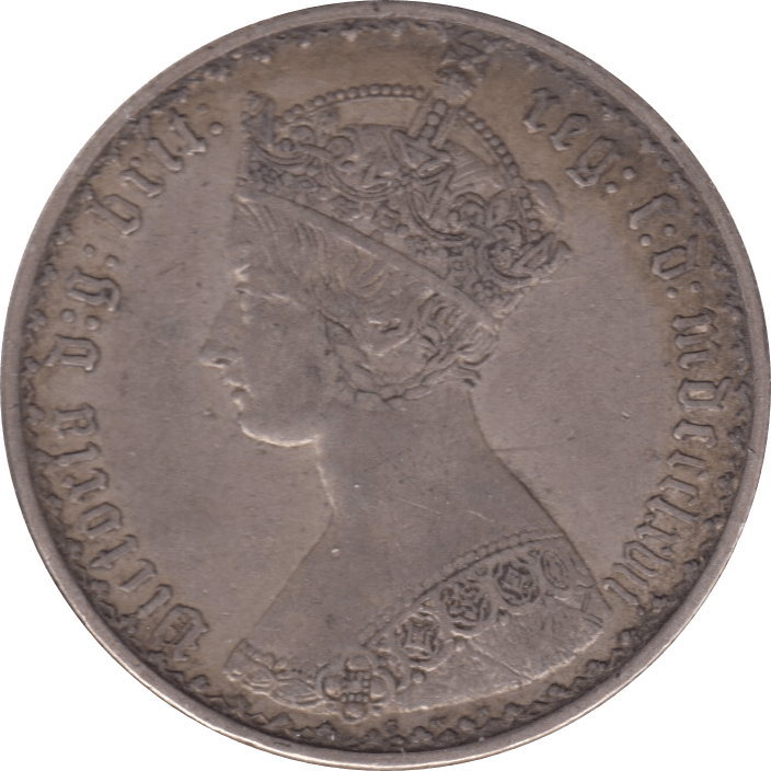 1867 FLORIN ( VF ) 1 DIE 3 - Florin - Cambridgeshire Coins