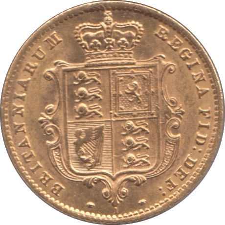 1867 GOLD HALF SOVEREIGN ( AUNC ) - Half Sovereign - Cambridgeshire Coins