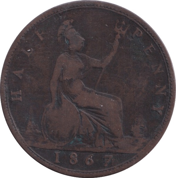 1867 HALFPENNY ( NF ) - Halfpenny - Cambridgeshire Coins