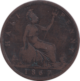 1867 HALFPENNY ( NF ) - Halfpenny - Cambridgeshire Coins