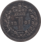 1867 MAUNDY ONE PENNY ( UNC ) - Maundy Coins - Cambridgeshire Coins