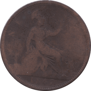 1867 PENNY ( FAIR ) B - Penny - Cambridgeshire Coins