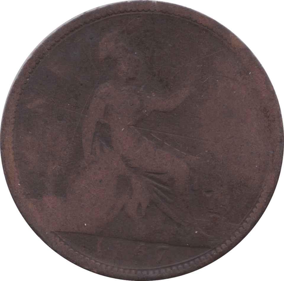 1867 PENNY ( FAIR ) B - Penny - Cambridgeshire Coins