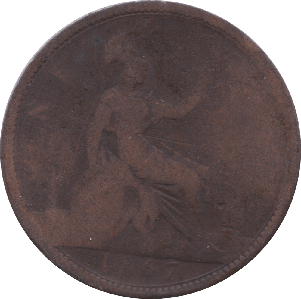 1867 PENNY ( FAIR ) B - Penny - Cambridgeshire Coins