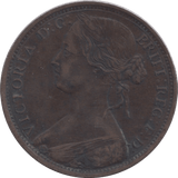 1867 PENNY ( VF ) - Penny - Cambridgeshire Coins