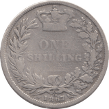 1867 SHILLING DIE 15 ( FAIR ) 13 - Shilling - Cambridgeshire Coins