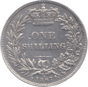 1867 SHILLING ( VF ) DIE 6 - Shilling - Cambridgeshire Coins