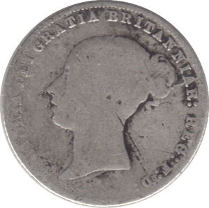 1867 SIXPENCE ( FAIR ) - Sixpence - Cambridgeshire Coins