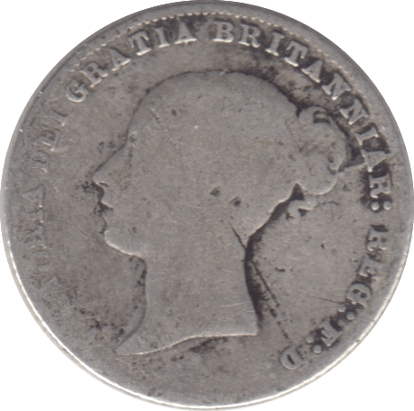 1867 SIXPENCE ( FAIR ) - Sixpence - Cambridgeshire Coins