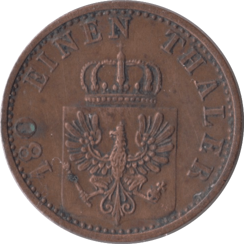 1868 2 PFENNIG GERMANY - WORLD COINS - Cambridgeshire Coins