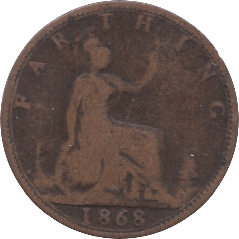 1868 FARTHING ( NF ) 1 - Farthing - Cambridgeshire Coins