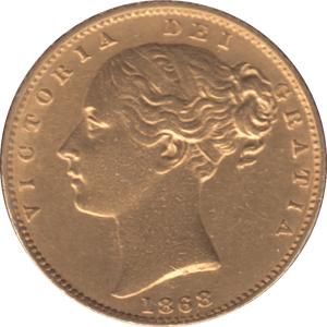 1868 GOLD SOVEREIGN ( EF ) DIE 6 - Sovereign - Cambridgeshire Coins