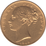 1868 GOLD SOVEREIGN ( EF ) DIE 6 - Sovereign - Cambridgeshire Coins