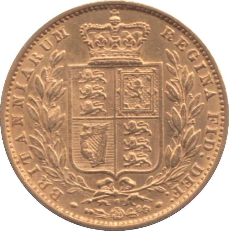 1868 GOLD SOVEREIGN ( EF ) DIE 6 - Sovereign - Cambridgeshire Coins