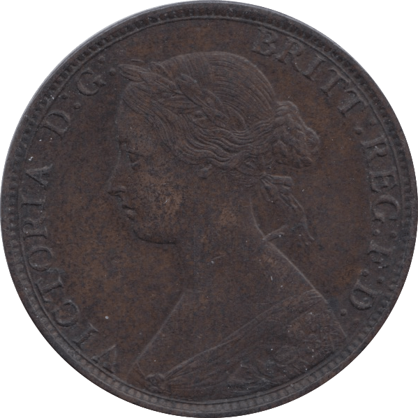 1868 HALFPENNY ( GVF ) 8 - Halfpenny - Cambridgeshire Coins