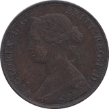 1868 HALFPENNY ( GVF ) 8 - Halfpenny - Cambridgeshire Coins