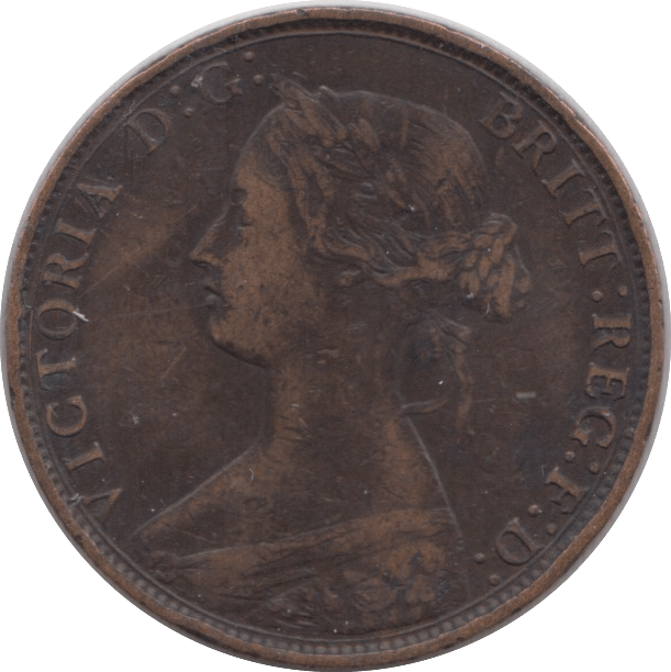 1868 HALFPENNY ( VF ) - Halfpenny - Cambridgeshire Coins