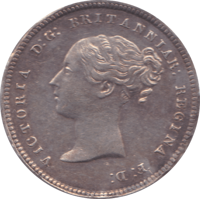 1868 MAUNDY FOURPENCE ( EF ) - Maundy Coins - Cambridgeshire Coins