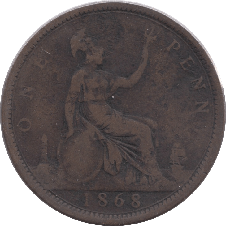 1868 PENNY ( NF ) - PENNY - Cambridgeshire Coins