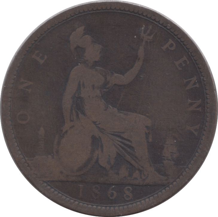 1868 PENNY ( NF ) - Penny - Cambridgeshire Coins