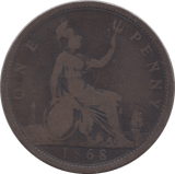 1868 PENNY ( NF ) - Penny - Cambridgeshire Coins