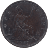 1868 PENNY ( VF ) 3 - Penny - Cambridgeshire Coins