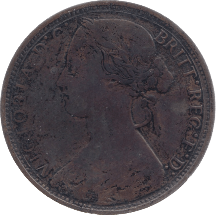 1868 PENNY ( VF ) 3 - Penny - Cambridgeshire Coins