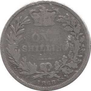 1868 SHILLING ( EF ) DIE 21 - Shilling - Cambridgeshire Coins