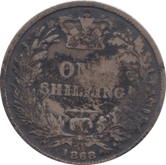 1868 SHILLING ( FAIR ) DIE 33 - Shilling - Cambridgeshire Coins