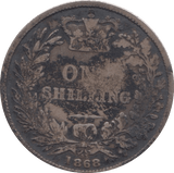 1868 SHILLING ( FAIR ) DIE 33 - Shilling - Cambridgeshire Coins
