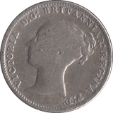 1868 SILVER THREEPENCE ( FAIR ) 3 - Threepence - Cambridgeshire Coins