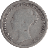 1868 SILVER THREEPENCE ( FAIR ) - Threepence - Cambridgeshire Coins