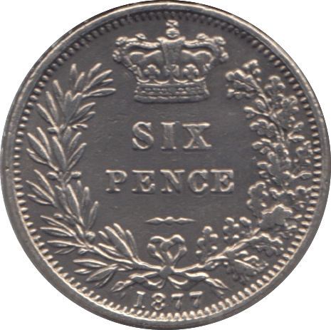 1868 SIXPENCE ( GVF ) - SIXPENCE - Cambridgeshire Coins