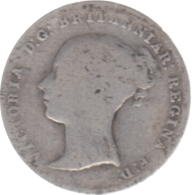 1868 THREEPENCE ( NF ) 4 - Threepence - Cambridgeshire Coins