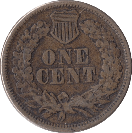 1868 USA ONE CENT - WORLD COINS - Cambridgeshire Coins