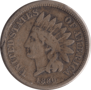 1868 USA ONE CENT - WORLD COINS - Cambridgeshire Coins