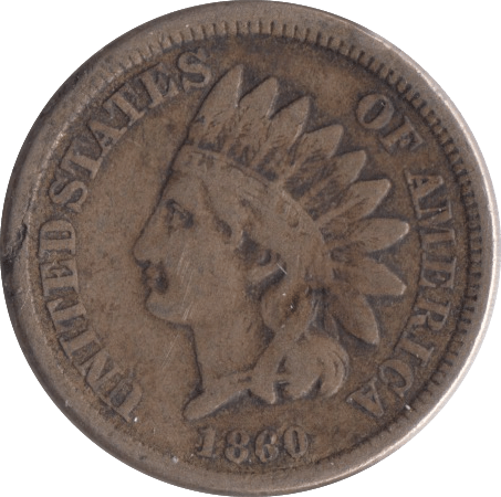 1868 USA ONE CENT - WORLD COINS - Cambridgeshire Coins