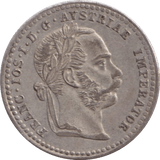 1869 10 KREUZER AUSTRIA - WORLD COINS - Cambridgeshire Coins