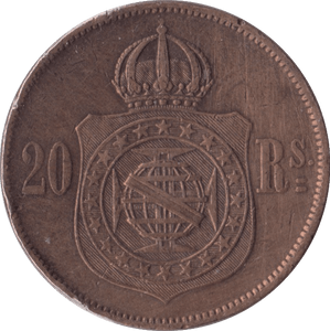 1869 20 REALES SPAIN - WORLD COINS - Cambridgeshire Coins